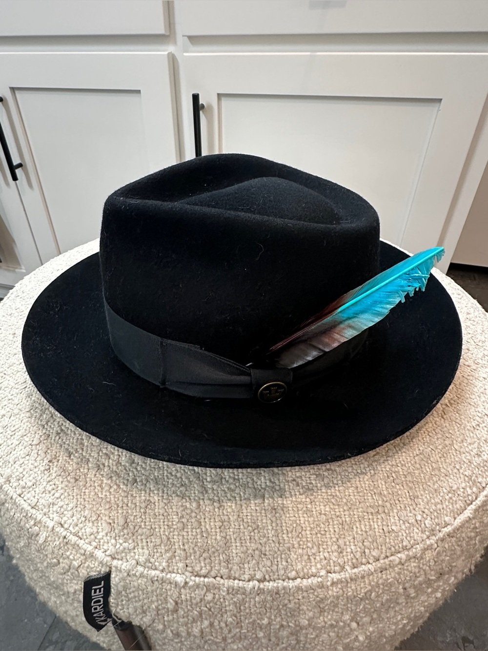 Goorin Bros Black Felt Fedora Hat